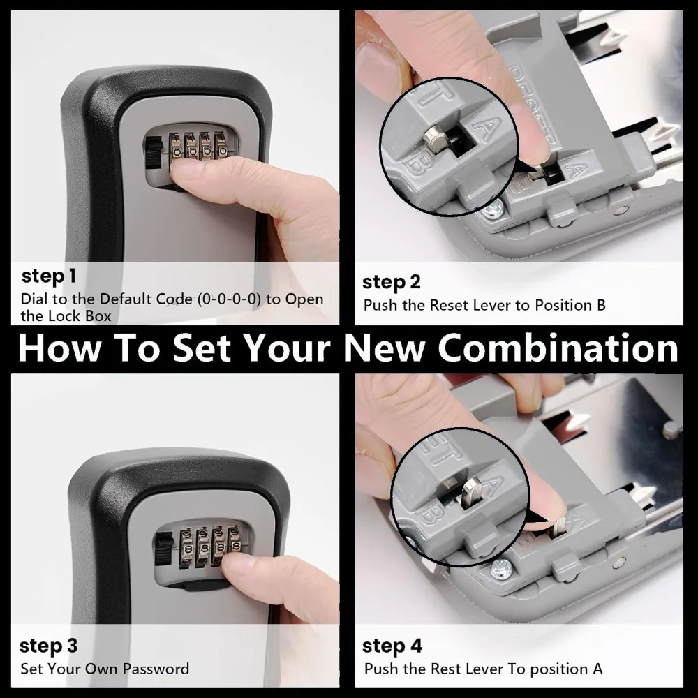 Wall-Mounted Key Lock Box – view 6