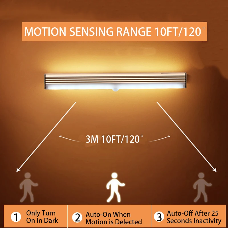 Motion-Sensor LED Light Bar – view 3