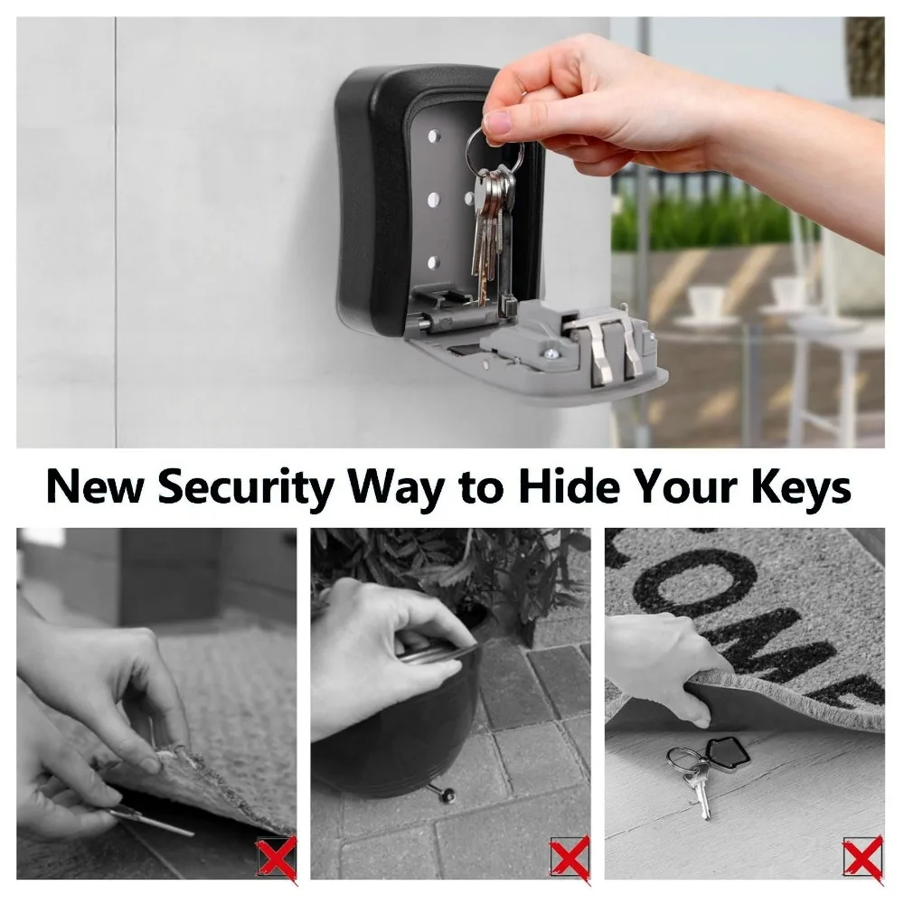 Wall-Mounted Key Lock Box – view 3