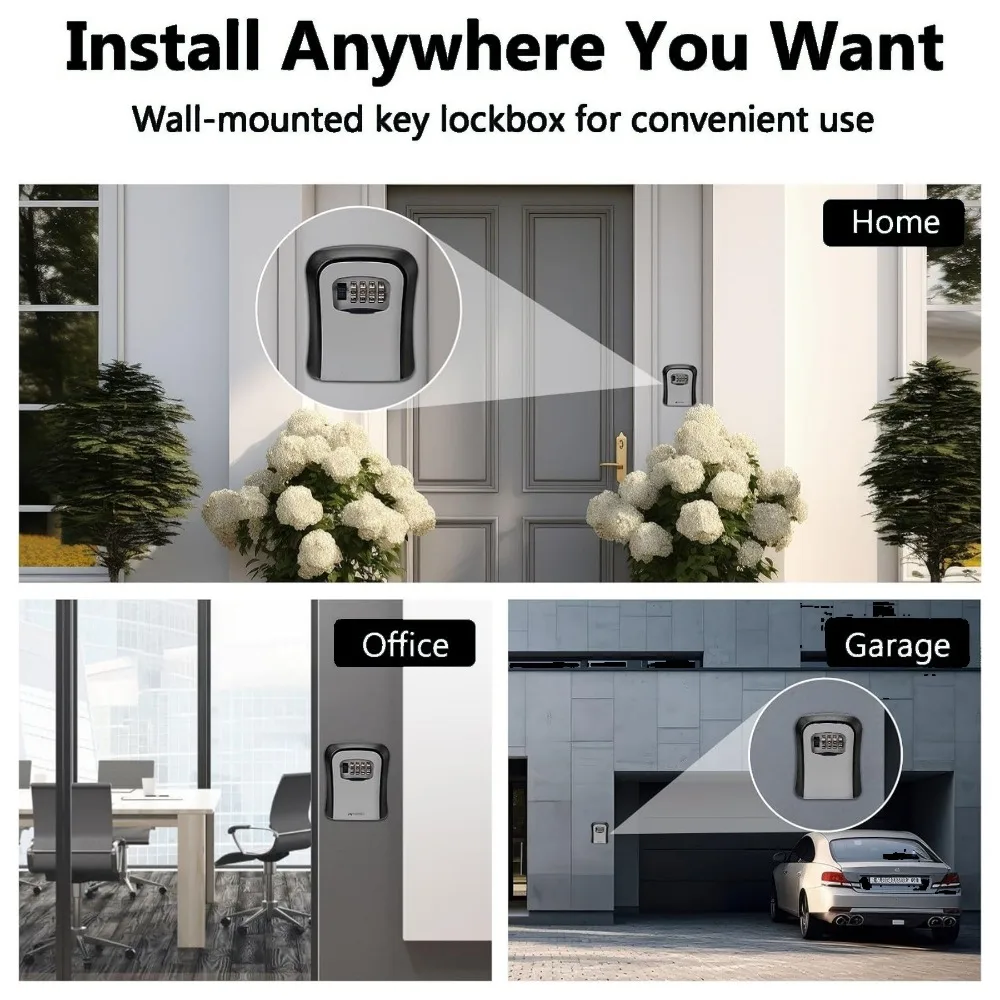 Wall-Mounted Key Lock Box – view 5