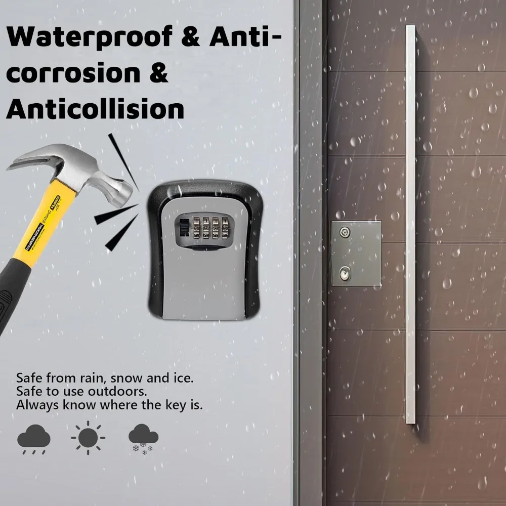 Wall-Mounted Key Lock Box – view 4
