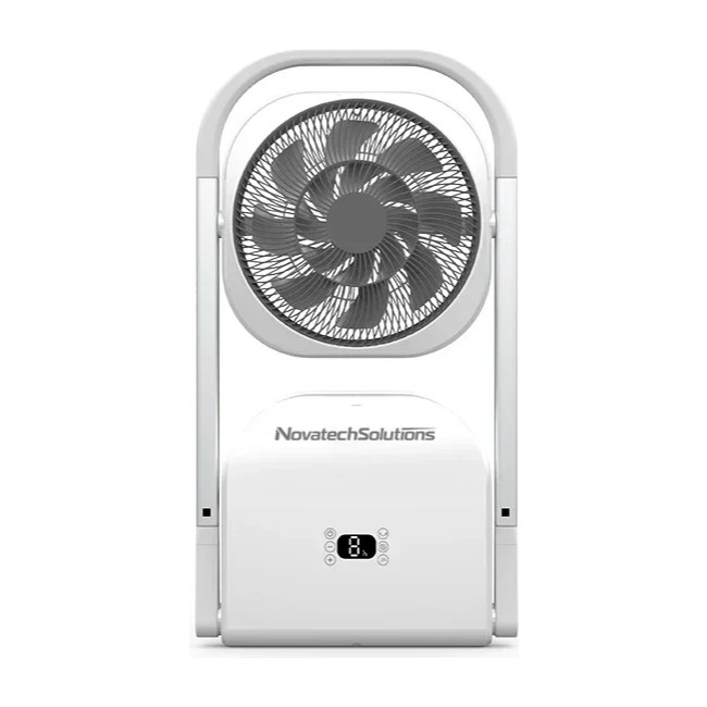 Digital Foldable Pedestal Fan – front view